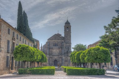 İspanya 'nın Ubeda şehrinde Sacra Capilla del Salvador