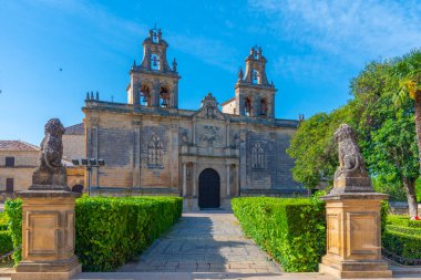 İspanya, Ubeda 'daki Santa Maria de los Reales Alcazares Bazilikası.