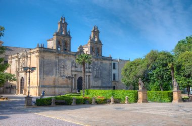 İspanya, Ubeda 'daki Santa Maria de los Reales Alcazares Bazilikası.