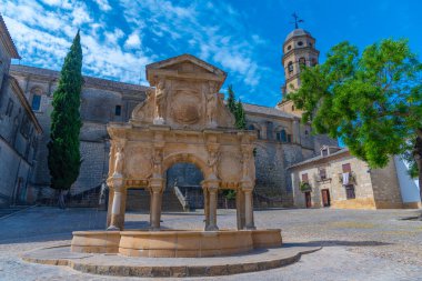İspanya 'daki Baeza Katedrali manzarası