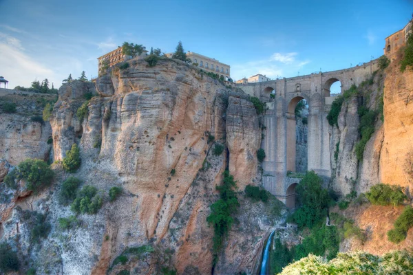 Ponte Puente Nuevo Cidade Espanhola Ronda — Fotografia de Stock