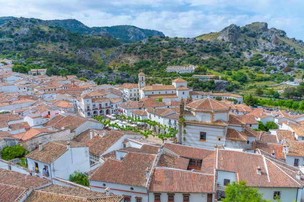 Vista Aérea Ciudad Grazalema España — Foto de Stock