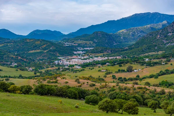 Landscape Andalusia Ubrique Town Spain — стоковое фото