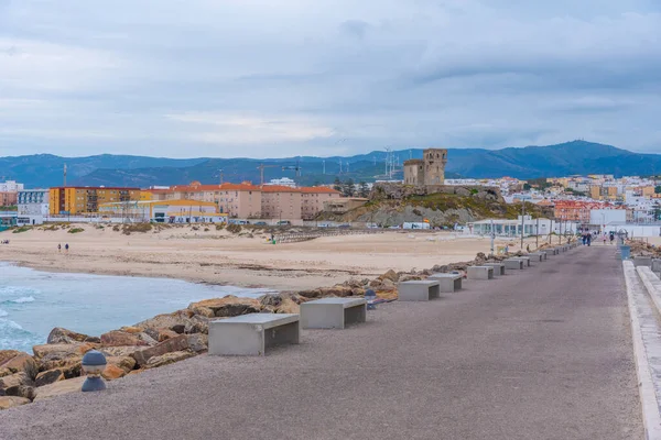 İspanyol kenti Tarifa 'nın deniz manzarası