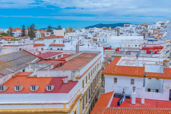 İspanyol kasabası Tarifa 'nın hava manzarası