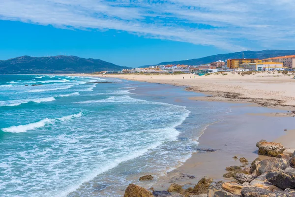 İspanyol kasabası Tarifa 'da Playa de los Lances