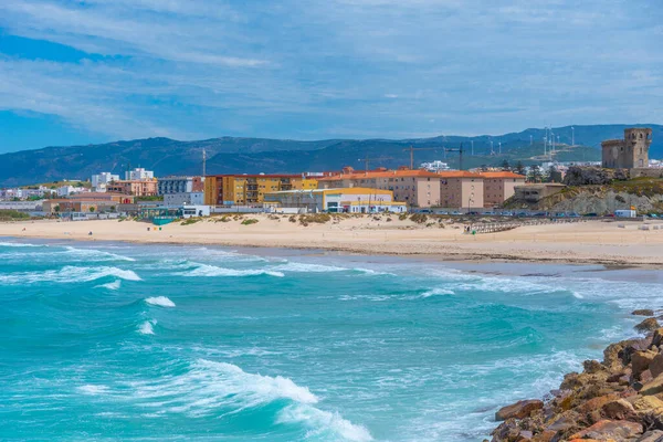 İspanyol kenti Tarifa 'nın deniz manzarası