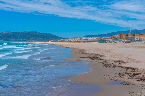 İspanyol kasabası Tarifa 'da Playa de los Lances