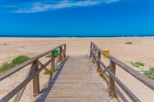 İspanyol kasabası Tarifa 'da Playa de los Lances