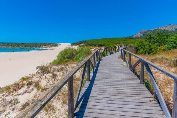 Día Soleado Playa Bolonia Andalucía Provincia España — Foto de Stock