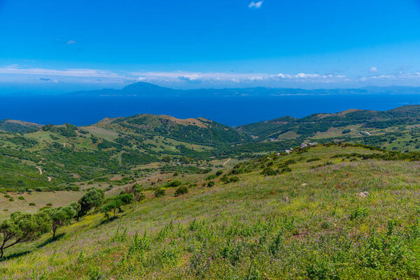 Mirador del Estrecho offering a view to Gibraltar, Spain
