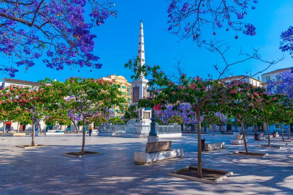 Plaza Merced Sapnish Cidade Málaga — Fotografia de Stock