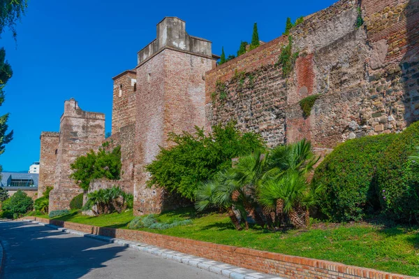 Fortificación Fortaleza Alcazaba Malaga — Foto de Stock
