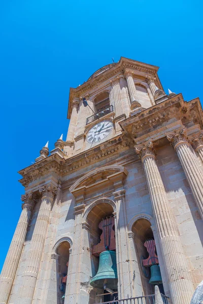 Klokkentoren Van Kathedraal Het Spaanse Malaga — Stockfoto