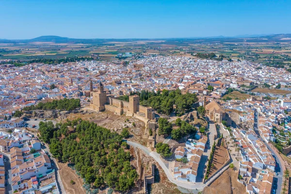 İspanyol kasabasındaki Alcazaba kalesi Antequera