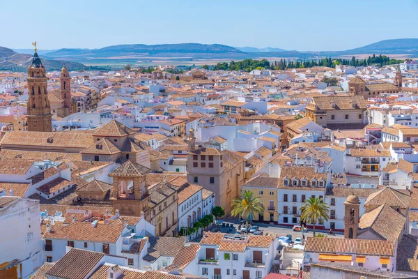 Luchtfoto Van Spaanse Stad Antequera — Stockfoto