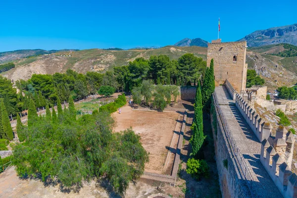 Spanyol Kasabasındaki Alcazaba Kalesi Antequera — Stok fotoğraf