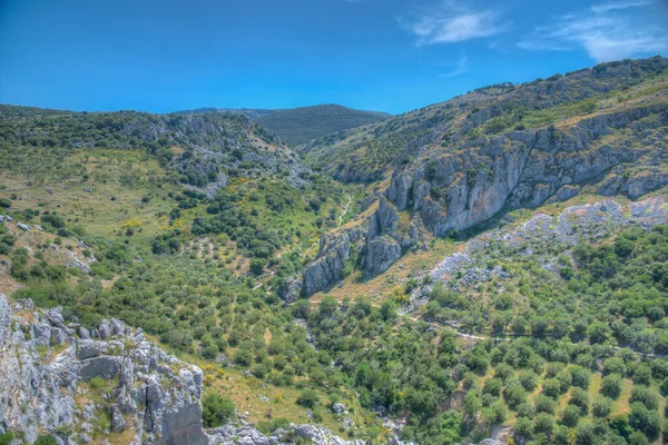 Felsige Landschaft Naturpark Sierras Subbeticas Spanien — Stockfoto