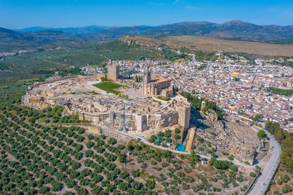 Fortaleza de la Mota İspanya 'nın Alcala la Real kasabasında