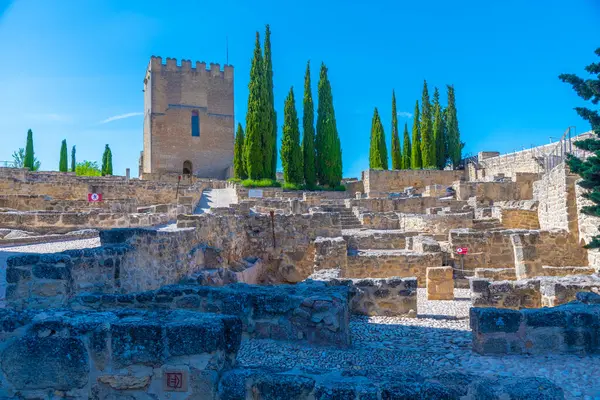 Fortaleza de la Mota İspanya 'nın Alcala la Real kasabasında