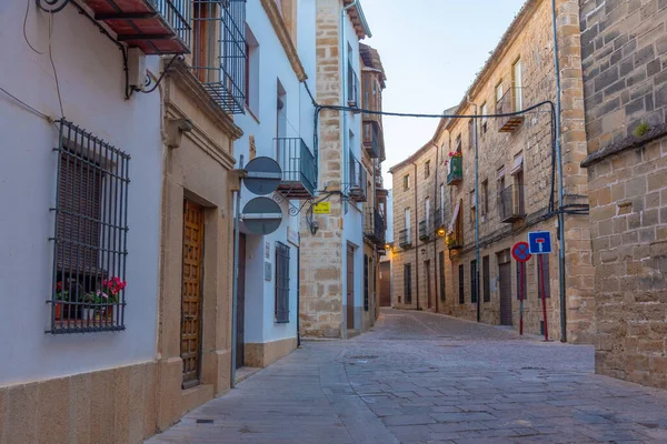 İspanyol şehri Ubeda 'da bir sokak.