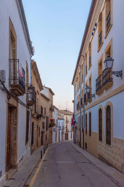 İspanyol şehri Ubeda 'da bir sokak.