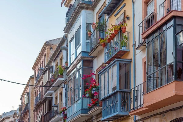 İspanyol şehri Ubeda 'da balkonlar