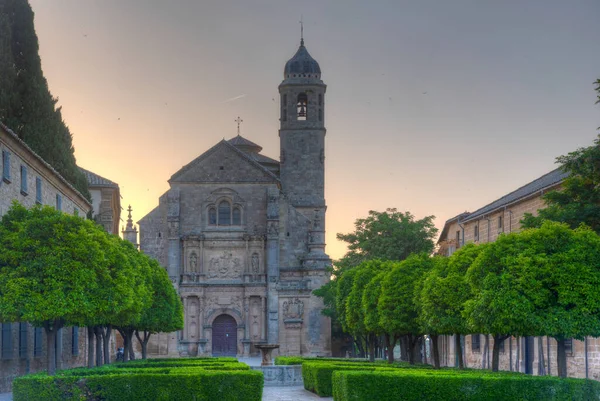 Sunrise View Sacra Capilla Del Salvador Spanish Town Ubeda — Stock Photo, Image