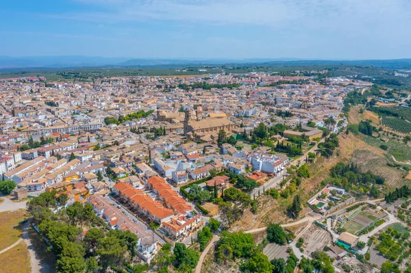 スペインの町の空中写真 Baeza — ストック写真