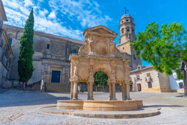Utsikt Över Baeza Katedralen Spanien — Stockfoto