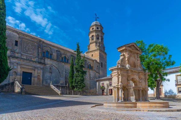 Άποψη Του Καθεδρικού Ναού Της Baeza Στην Ισπανία — Φωτογραφία Αρχείου