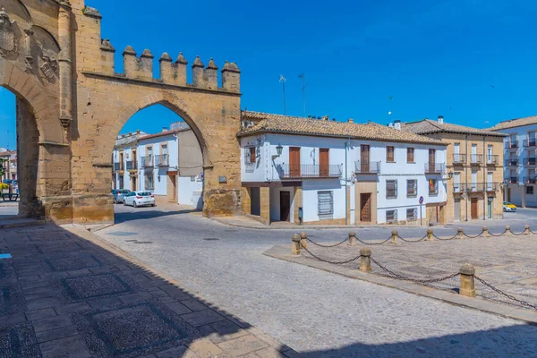 İspanya 'nın Baeza şehrinde Fuentes de los leones