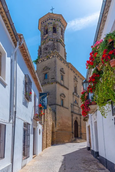 Catedral Baeza Vista Desde Una Calle España — Foto de Stock