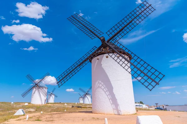 White Windmills Campo Criptana Spain — Stock Photo, Image