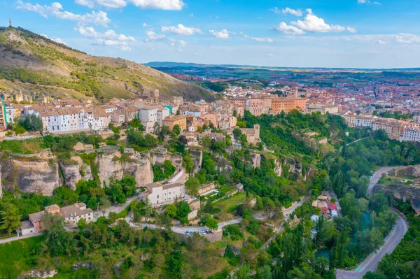 Vista Aérea Ciudad Española Cuenca — Foto de Stock