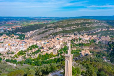 İspanya Cuenca 'nın Cerro del Soccorro bakış açısı
