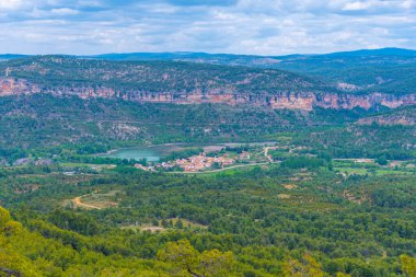 İspanyol kenti Cuenca yakınlarında Mirador de Una