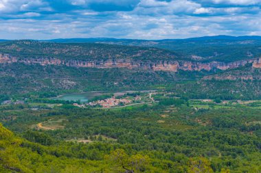 İspanyol kenti Cuenca yakınlarında Mirador de Una