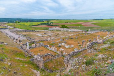 İspanya 'daki Segobriga sahasında Roma harabeleri