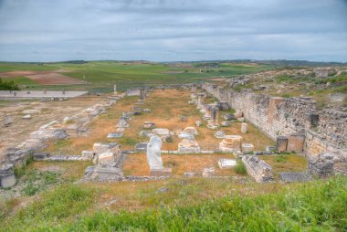 İspanya 'daki Segobriga sahasında Roma harabeleri