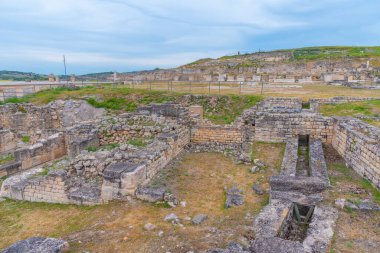 İspanya 'daki Segobriga sahasında Roma harabeleri
