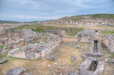 İspanya 'daki Segobriga sahasında Roma harabeleri