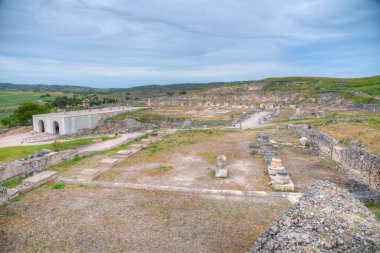 İspanya 'daki Segobriga sahasında Roma harabeleri