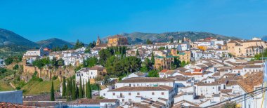 İspanyol şehri Rond 'un Panoraması