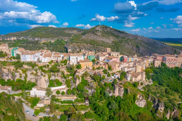 Vista Aérea Ciudad Española Cuenca — Foto de Stock