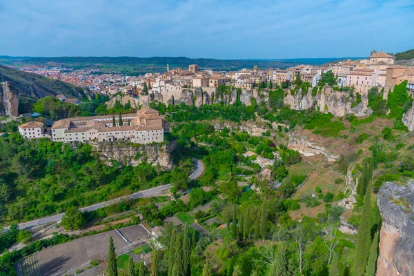 Vista Panorámica Ciudad Española Cuenca — Foto de Stock