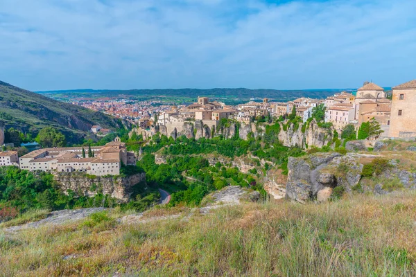 Vista Panorámica Ciudad Española Cuenca — Foto de Stock