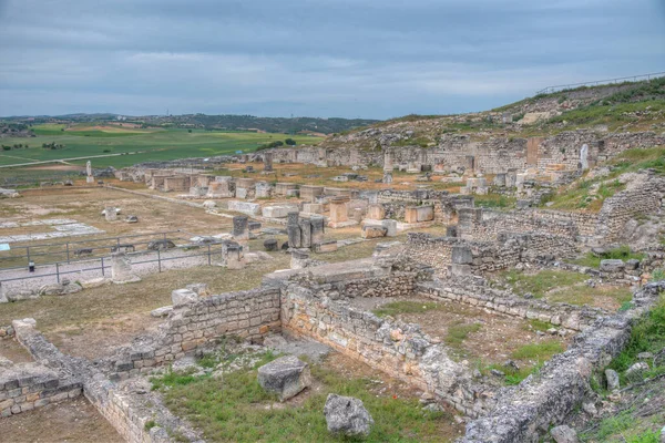 İspanya 'daki Segobriga sahasında Roma harabeleri