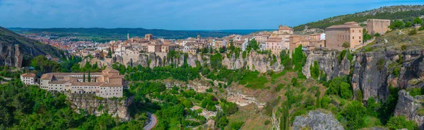 İspanyol kenti Cuenc 'in hava manzarası
