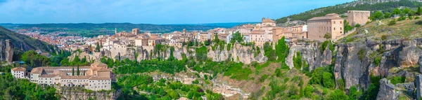 Vue Aérienne Ville Espagnole Cuenc — Photo